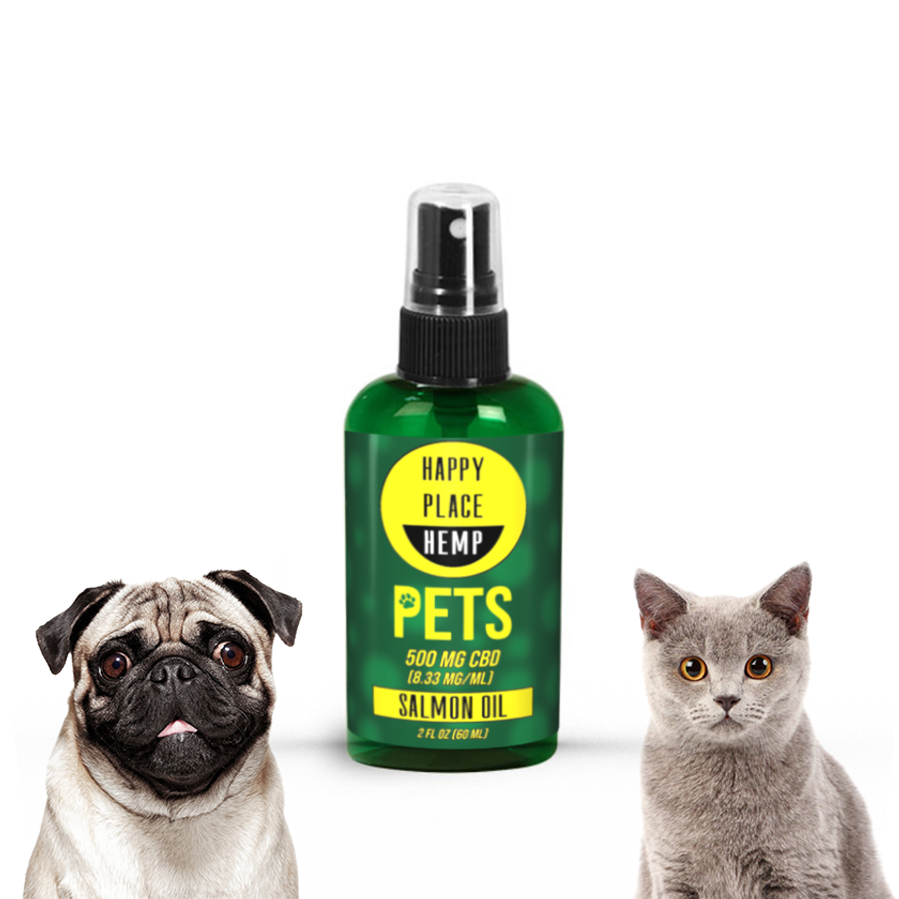 Happy Place Hemp — Pet Tincture — 500 mg — 2 oz