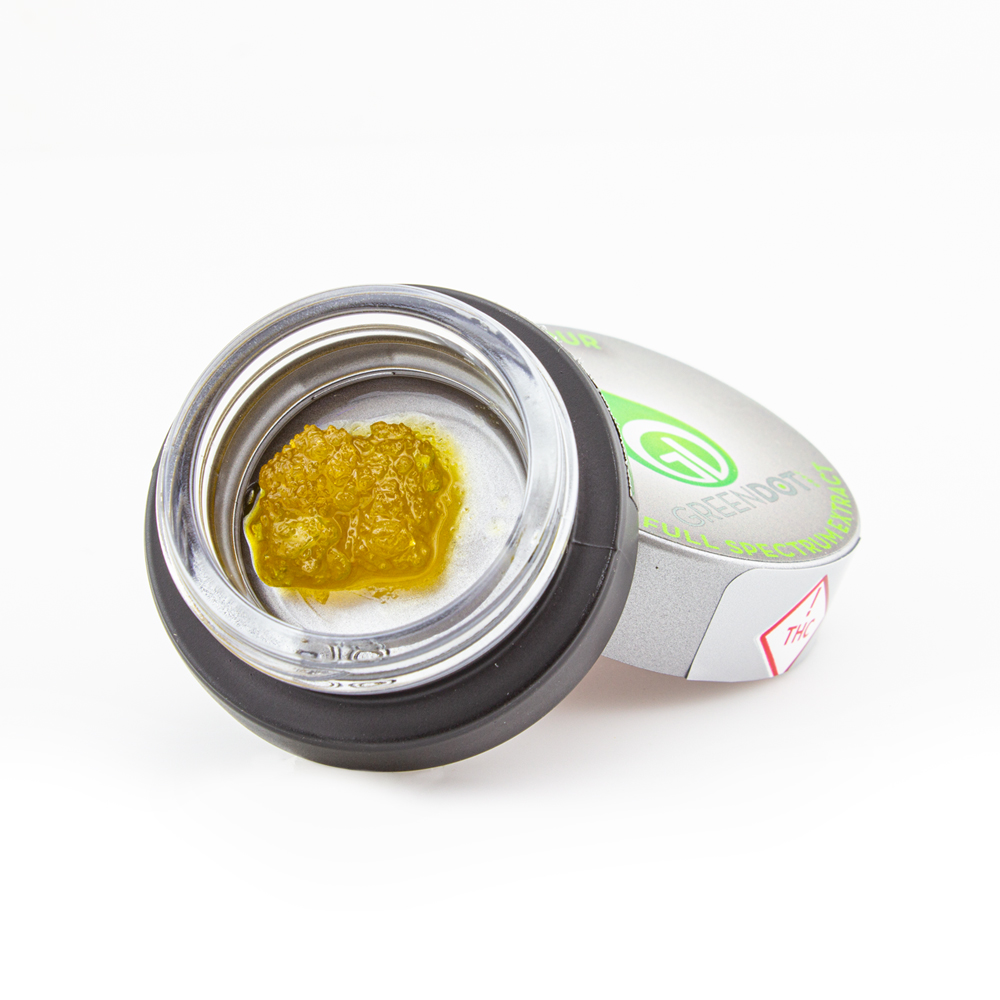 Green Dot Silver Label Live Resin — Glueball 1g Med