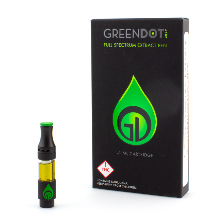 Green Dot Labs — Black Label Live Resin Cartridge — Reba Jam 500mg