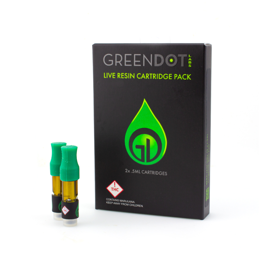 Green Dot — Live Resin Cartridge Pack 1000mg
