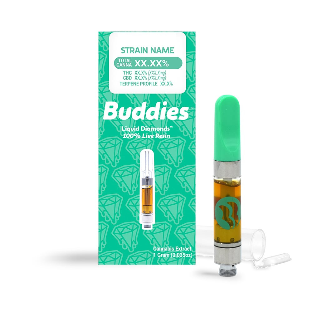 Buddies — Runtz Live Resin Cartridge 1g