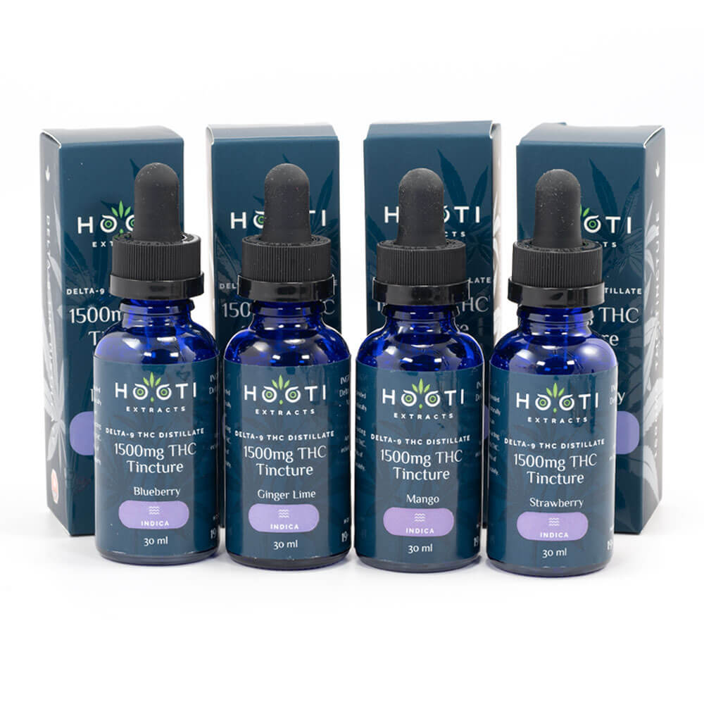 Hooti Extracts — 1500mg Indica THC Tinctures