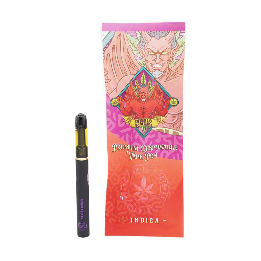 So High Extracts Disposable Pen — Diablo Death Bubba 1ML (Indica)