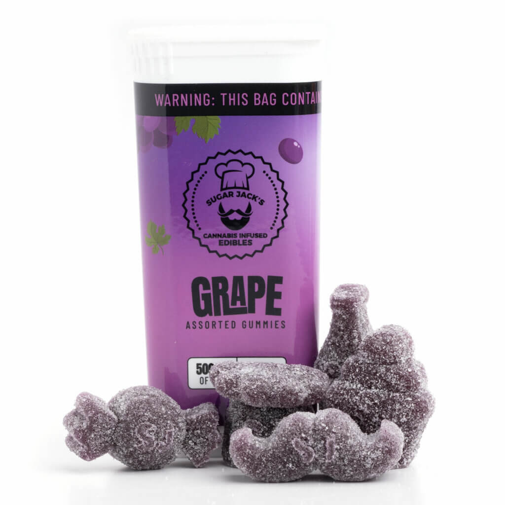 500mg THC Assorted Gummies (Sugar Jack's)