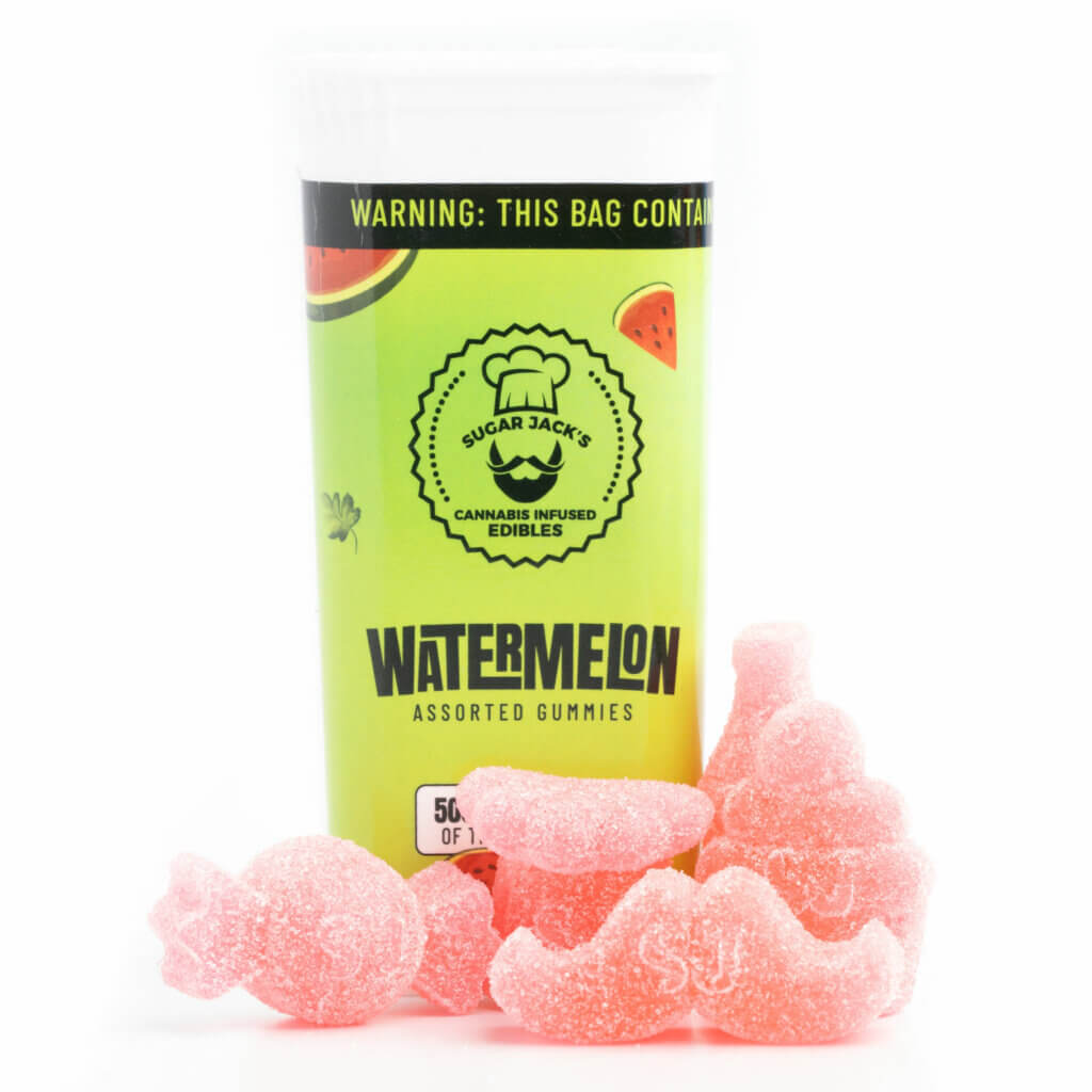 500mg THC Assorted Gummies (Sugar Jack's)